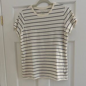 LLBean Striped Short Sleeve